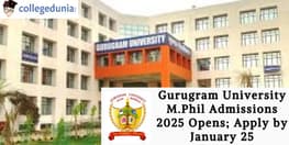 Gurugram University M Phil Admissions 2025 Opens